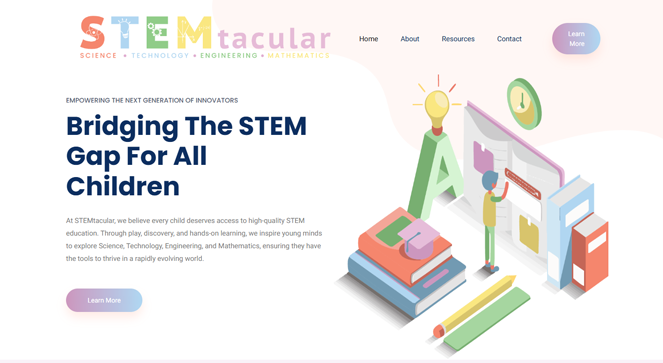Stemtacular Kids Website